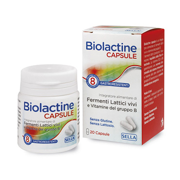 BIOLACTINE FERMENTI + VITAMINE 20 CAPSULE - FarmaLucia