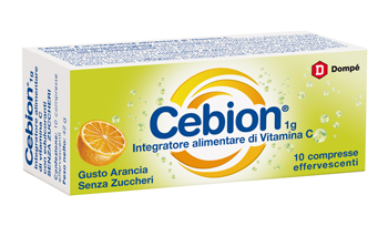 CEBION EFFERVESCENTE VIT C SENZA ZUCCHERO 10 COMPRESSE - FarmaLucia