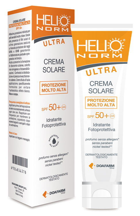 HELIO NORM ULTRA CREMA SOLARE SPF 50+ 100 ML - FarmaLucia