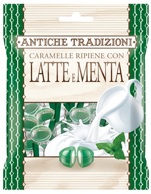 ANTICHE TRADIZIONI CARAMELLE LATTE E MENTA 60 G - FarmaLucia