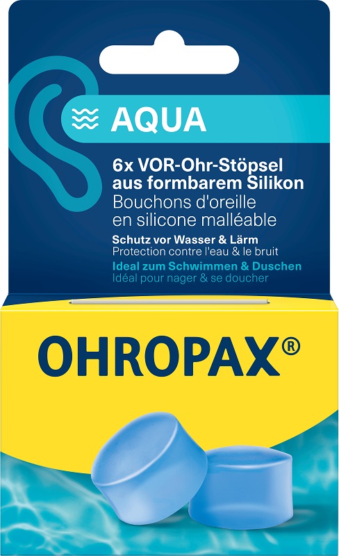 OHROPAX SILICON AQUA TAPPI AURICOLARI 6 PEZZI - FarmaLucia