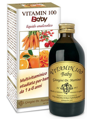 VITAMIN 100 BABY LIQUIDO ANALCOLICO 200 ML - FarmaLucia