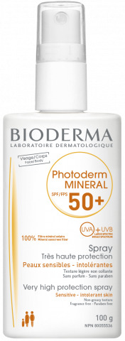 PHOTODERM MINERAL SPF50+ SPRAY 100 ML PROTEZIONE PELLE ATOPICA O ALLERGICA - FarmaLucia