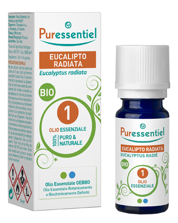 PURESSENTIEL EUCALIPTO RADIATA OLIO ESSENZIALE BIO 10 ML - FarmaLucia
