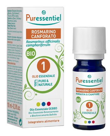 PURESSENTIEL ROSMARINO CANFORA OLIO ESSENZIALE BIO 10 ML - FarmaLucia