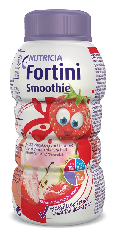 FORTINI SMOOTHIE MULTI FIBRE GUSTO FRUTTI ROSSI 200 ML - FarmaLucia