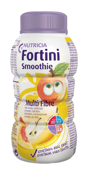 FORTINI SMOOTHIE MULTI FIBRE GUSTO FRUTTI GIALLI 200 ML - FarmaLucia