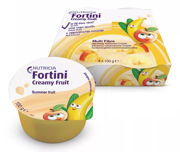 FORTINI CREAMY FRUIT MULTI FIBRE FRUTTI GIALLI 4X100 G - FarmaLucia
