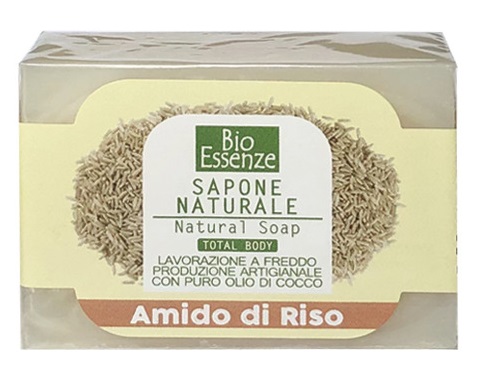BIO ESSENZE SAPONE NATURALE AMIDO DI RISO 100 G - FarmaLucia