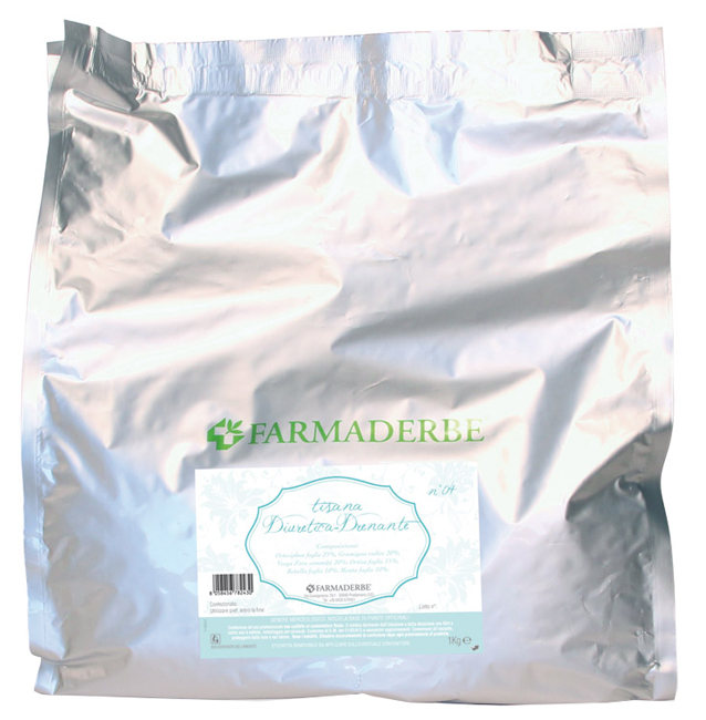 TISANA 4 DIURETICA/DRENANTE 1 KG - FarmaLucia