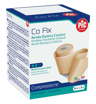 BENDA ELASTICA PIC CO FIX AUTOADESIVA 12X5CM MEDIUM - FarmaLucia
