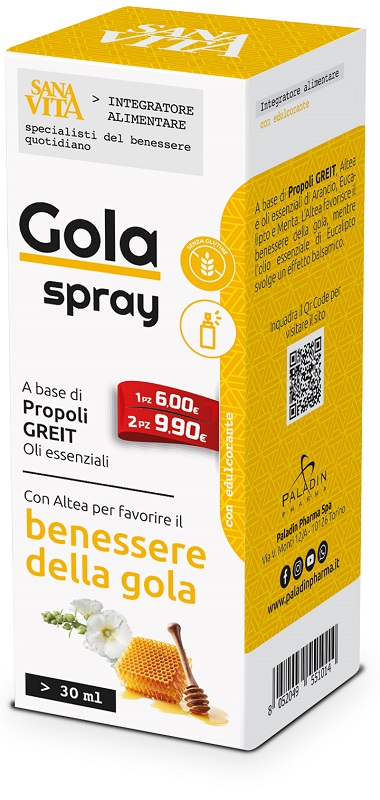 SANAVITA GOLA SPRAY 30 ML - FarmaLucia