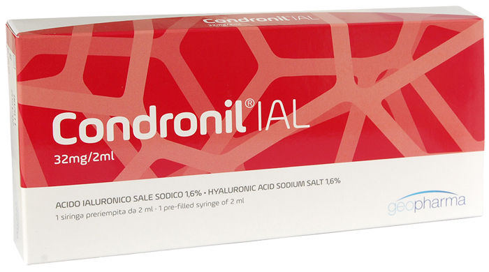 SIRINGA INTRA-ARTICOLARE CONDRONIL IAL ACIDO IALURONICO 1,6% 2 ML - FarmaLucia