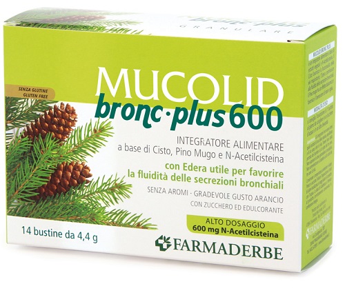 MUCOLID BRONC PLUS 600 14 BUSTINE - FarmaLucia