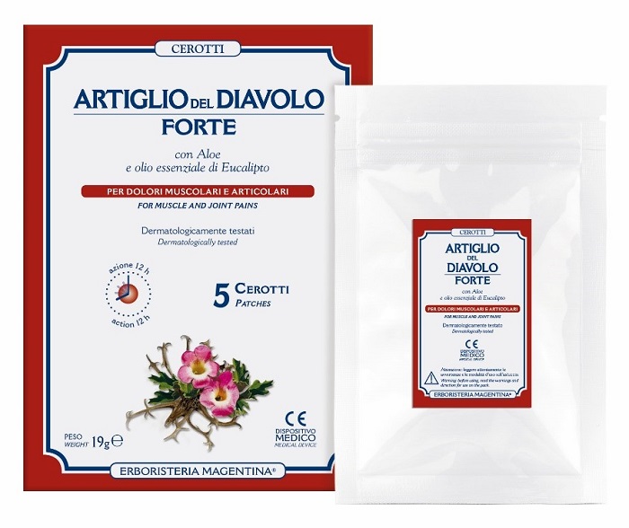 ARTIGLIO DEL DIAVOLO FORTE CEROTTO 5 PEZZI - FarmaLucia