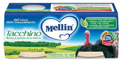 OMOGENEIZZATO MELLIN TACCHINO 2X120 G - FarmaLucia
