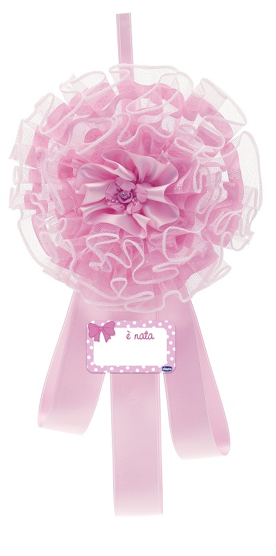 CHICCO ANNUNCIO NASCITA FIOCCO ROSA - FarmaLucia