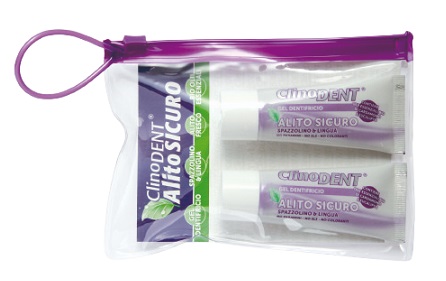 CLINODENT GEL DENTIFRICIO ALITO SICURO 2 TUBETTI DA 20 ML - FarmaLucia