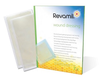 REVAMIL GARZE IMBEVUTE DI MIELE 10X10 CM 10 PEZZI - FarmaLucia
