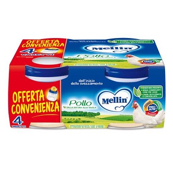 MELLIN OMOGENEIZZATO POLLO 4X80 G - FarmaLucia