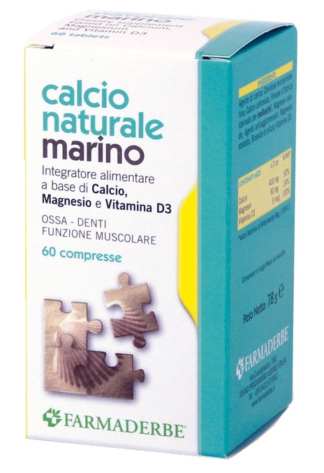 SALCIO NATURALE MARINO 60 COMPRESSE - FarmaLucia