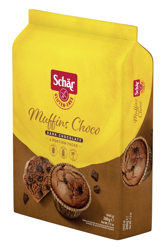 SCHAR MUFFINS CHOCO TORTINE CON CIOCCOLATO FONDENTE 4 PORZIOI DA 65 G - FarmaLucia