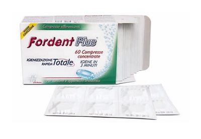 FORDENT PLUS 60 COMPRESSE CONCENTRATE PER DENTIERE E APPARECCHI ORTODONTICI - FarmaLucia