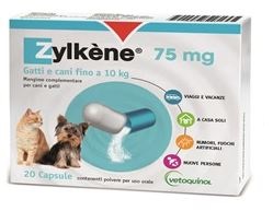 ZYLKENE CANI E GATTI FINO A 10KG 20 CAPSULE 75 MG - FarmaLucia
