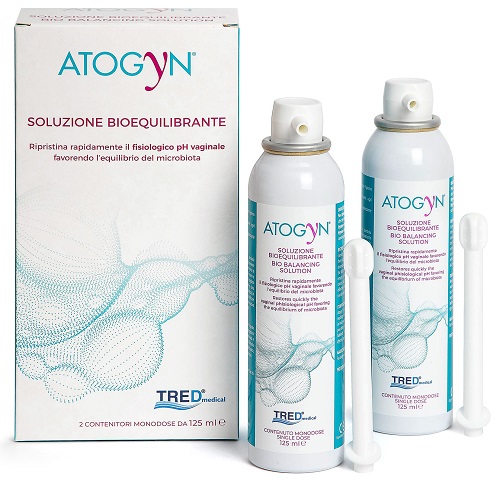 ATOGYN DISPOSITIVO IGIENE VAGINALE E RIPRISTINO PH FISIOLOGICO BAG ON VALVE 2 PEZZI DA 125ML - FarmaLucia