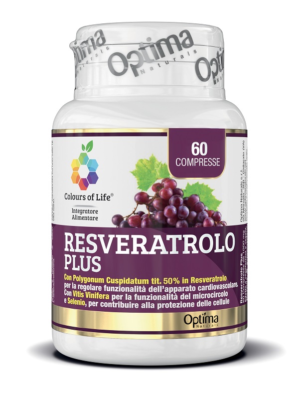 COLOURS OF LIFE RESVERATROLO PLUS 60 COMPRESSE 1000 MG - FarmaLucia