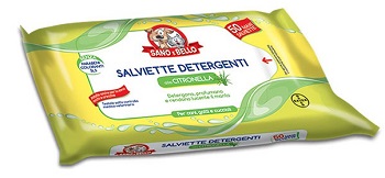 SANO E BELLO SALVIETTE DETERGENTI CITRONELLA 50 PEZZI - FarmaLucia