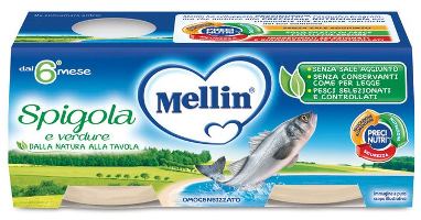 MELLIN OMOG SPIGOLA 2 X 80 G - FarmaLucia