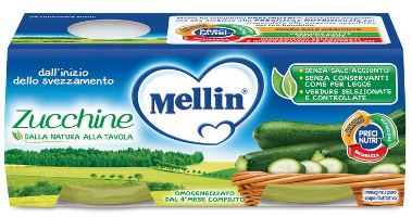 MELLIN OMOGENEIZZATO ZUCCHINE 2 X 80 G - FarmaLucia