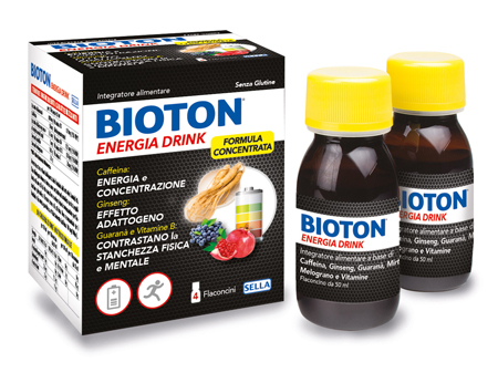 BIOTON ENERGIA DRINK 4 FLACONCINI X 50 ML - FarmaLucia