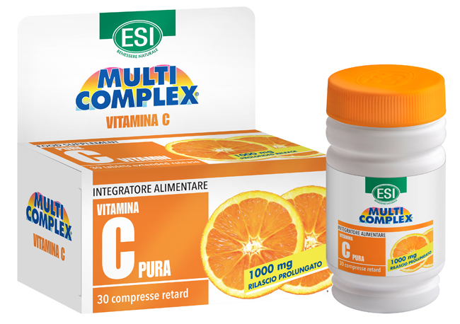 ESI MULTICOMPLEX VITAMINA C PURA 1000 MG RETARD 30 COMPRESSE - FarmaLucia