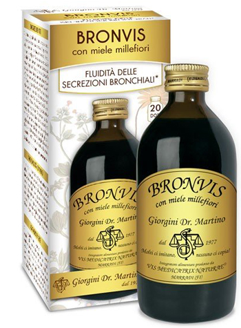 BRONVIS CON MIELE MILLEFIORI 200 ML - FarmaLucia