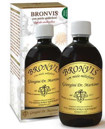 BRONVIS CON MIELE MILLEFIORI 500 ML - FarmaLucia