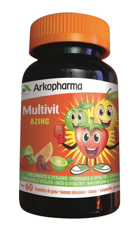 ARKOVITAL MULTIVIT AZINC 60 CARAMELLE GOMMOSE ALLA FRUTTA - FarmaLucia