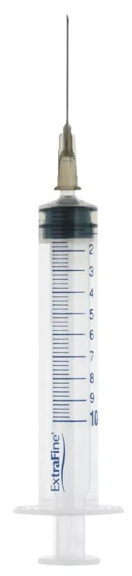 SIRINGA EXTRAFINE IPODERMICA 10 ML AGO 12 GAUGE 22 - FarmaLucia