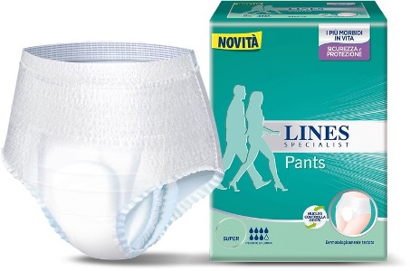 LINES SPECIALIST PANTS SUPER L A MUTANDINA 12 PEZZI FARMA - FarmaLucia