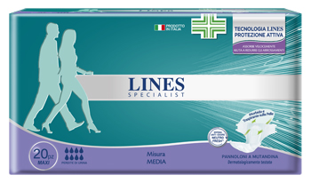 LINES SPECIALIS PANNOLONE A MUTANDINA MAXI MEDIA FARMA 20 PEZZI - FarmaLucia