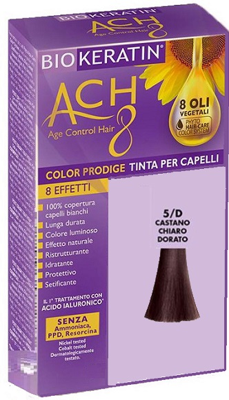 BIOKERATIN ACH8 COLOR PRODIGE 5/D CASTANO CHIARO DORATO - FarmaLucia