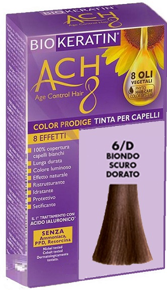 BIOKERATIN ACH8 COLOR PRODIGE 6/D BIONDO SCURO DORATO - FarmaLucia