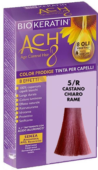 BIOKERATIN ACH8 COLOR PRODIGE 5/R CASTANO CHIARO RAME - FarmaLucia