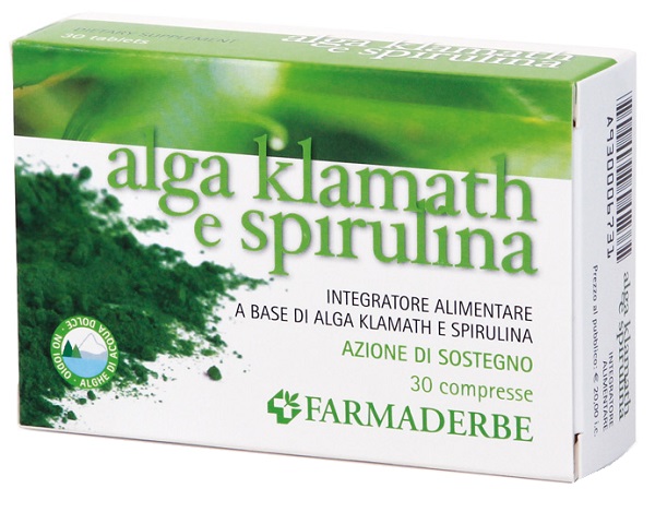 ALGA KLAMATH E SPIRULINA 30 COMPRESSE - FarmaLucia