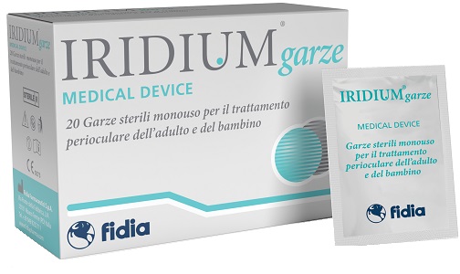 IRIDIUM GARZA OCULARE MEDICATA IN TESSUTO NON TESSUTO 20 PEZZI - FarmaLucia