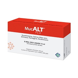 MUCALT FLU 8 ORAL STICK MONODOSE - FarmaLucia