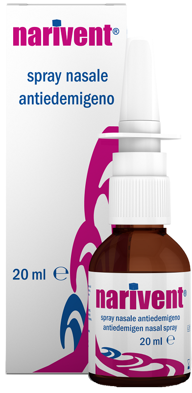 SPRAY NASALE ANTIEDEMIGENO NARIVENT FLACONE 20 ML - FarmaLucia