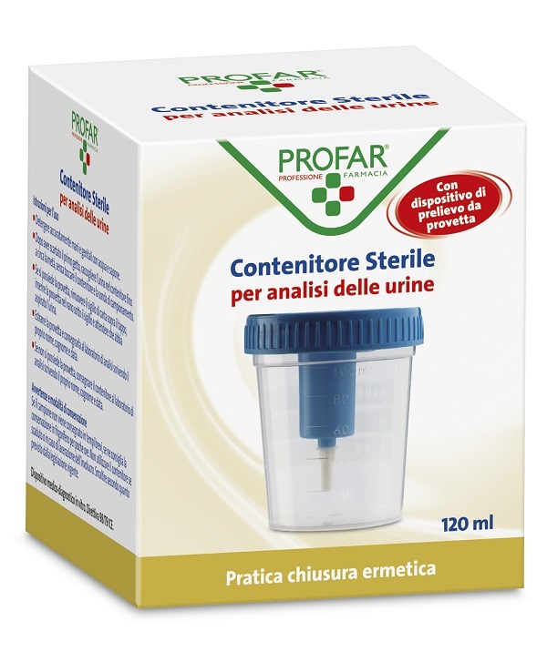 CONTENITORE URINE PROFAR CON TAPPO DI SICUREZZA 120ML - FarmaLucia