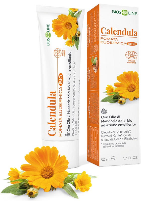 BIOSLINE CALENDULA POMATA EUDERMICA BIO 50 ML - FarmaLucia